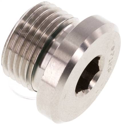 Stecker M18 X 1.5 Edelstahl FKM mit Innensechskant 400bar (5620.0psi)