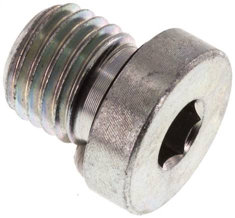 Plug M12 X 1.5 Staal NBR met binnenzeskant 400bar (5620.0psi)