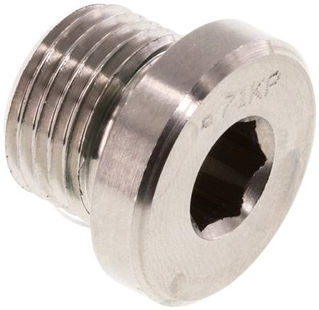 Stecker M16 X 1.5 Edelstahl FKM mit Innensechskant 400bar (5620.0psi)