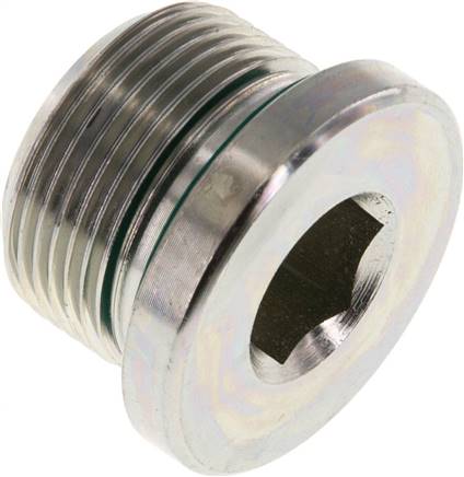 Stecker M26 X 1.5 Stahl FKM mit Innensechskant 400bar (5620.0psi)