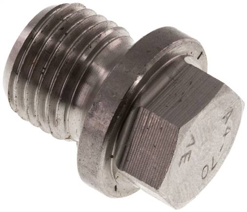 Plug G1/4'' RVS met kraag en buitenzeskant 40bar (562.0psi)