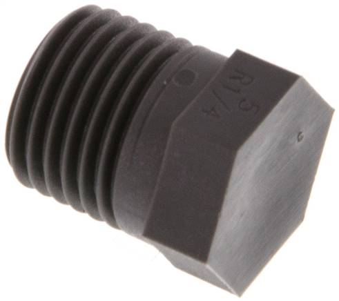 Plug R1/4'' PA 6 met buitenzeskant 8 bar (112.4psi)