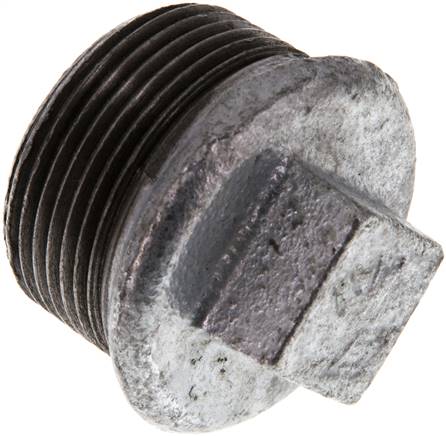 Plug R1 1/4'' Malleable cast iron with External Square 25bar (351.25psi)