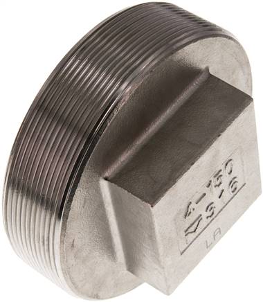 Plug R4'' Stainless steel with External Square 16bar (224.8psi)