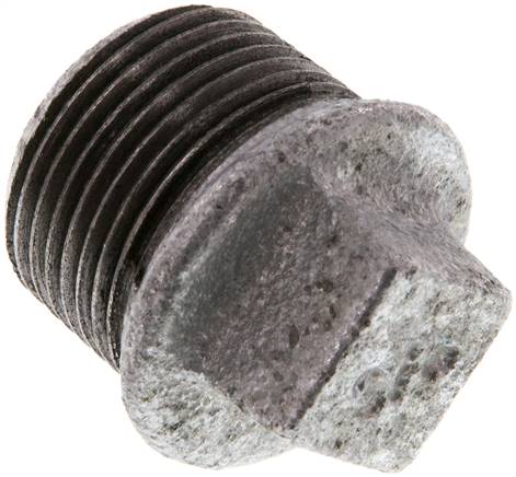 Plug R3/4'' smeedbaar gietijzer met buitenvierkant 25bar (351.25psi)