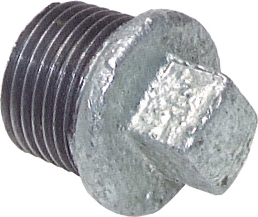 Plug R1/4" smeedbaar gietijzer met buitenvierkant 25bar (351.25psi)