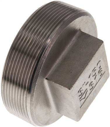 Plug R3'' Stainless steel with External Square 16bar (224.8psi)