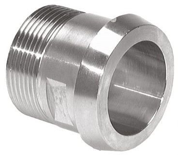 DIN 11851 Sanitary (Dairy) Fitting 121mm Cone x G4 inch Male Stainless Steel