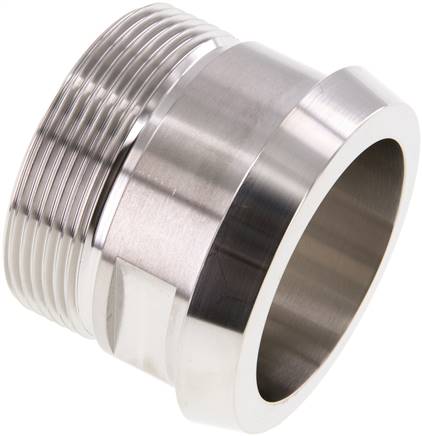 DIN 11851 Sanitary (Dairy) Fitting 68mm Cone x G2 inch Male Stainless Steel