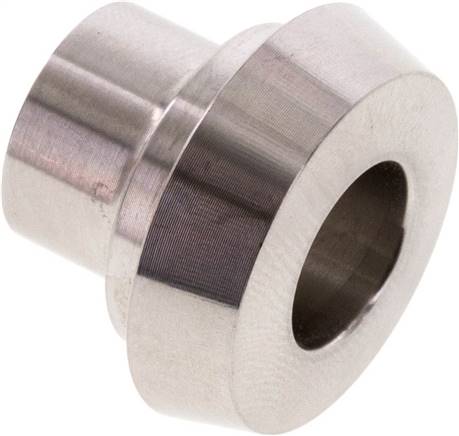 DIN 11851 Sanitary (Dairy) Fitting 22mm Cone x 13mm Weld End Stainless Steel