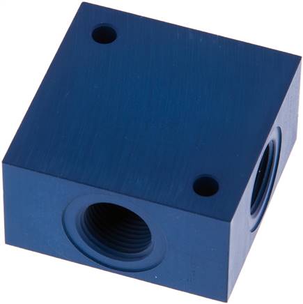 4-weg luchtverdeler G3/8'' Aluminium 16 bar (224.8 psi)