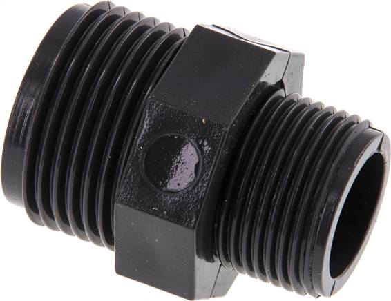 Reduzier-Doppelnippel G3/4'' x G1'' PVC-U 16bar (224,8psi) EN 1452-3