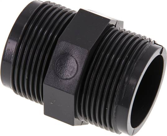 Racor reductor doble G1 1/4'' PVC-U 16bar (224.8psi) EN 1452-3