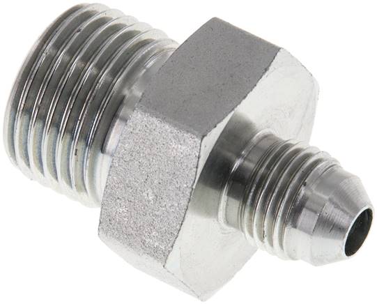 JIC Double Nipple G1/2'' x UNF 1/2''-20 (Dash Size 5) Steel NBR 275bar (3863.75psi)
