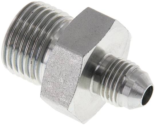 JIC Double Nipple G1/2'' x UNF 1/2''-20 Acier NBR 275bar (3863.75psi)