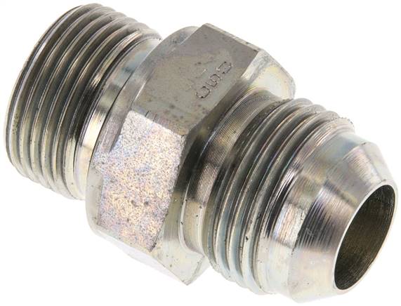 JIC Doppelnippel G3/4'' x UN 1-1/16''-12 Stahl NBR 210bar (2950.5psi)