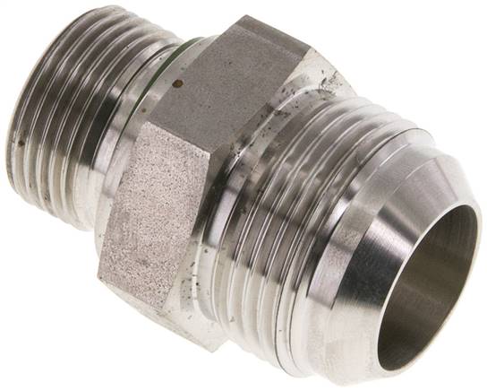 JIC Double Nipple G3/4'' x UN 1-5/16''-12 (Dash Size 16) Stainless Steel FKM 170bar (2388.5psi)