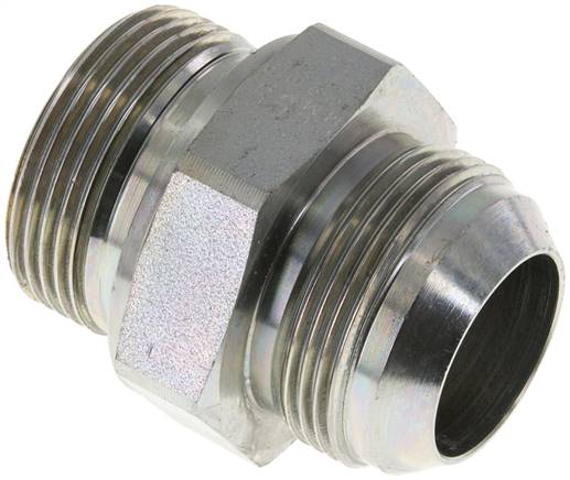 JIC Double Nipple G1 1/4'' x UN 1-5/8''-12 (Dash Size 20) Steel NBR 140bar (1967.0psi)