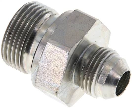 JIC Double Nipple G3/4'' x UNF 3/4''-16 Acier NBR 275bar (3863.75psi)