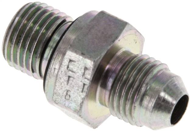 Espiga doble JIC G1/4'' x UNF 1/2''-20 Acero NBR 275bar (3863.75psi)