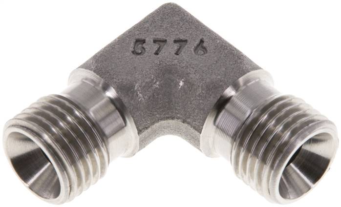 90deg Angled Fitting G1/4'' High Pressure Stainless Steel 60° Cone 350bar (4917.5psi) Hydraulic