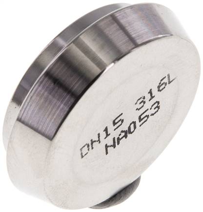 End Cap 28mm Cone Nozzle DN 15 Stainless Steel DIN 11851