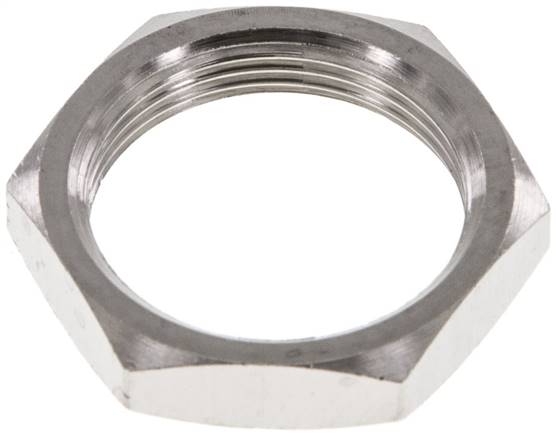 Lock Nut M20 Nickel-plated Brass