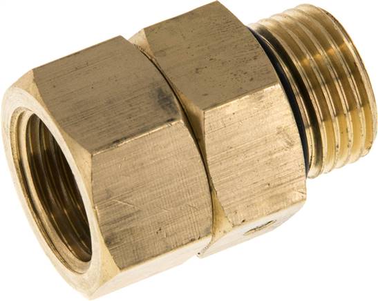 Rotary Joint G1/2'' Female x Male Hot Water Brass EPDM 30bar (421.5psi)