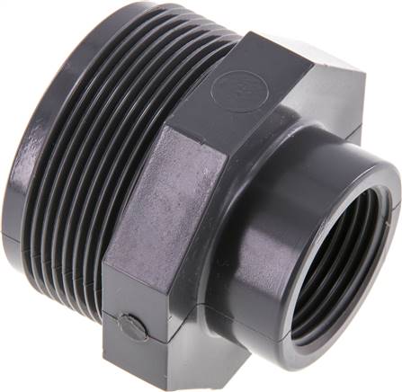 Anillo reductor Rp1'' Hembra x G2'' Macho PVC-U 16bar (224.8psi) EN 1452-3