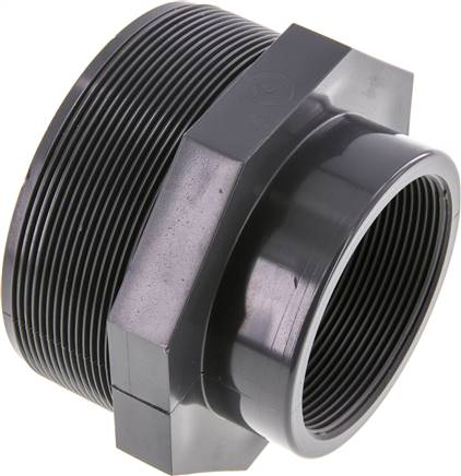 Reducerende Ring Rp2 1/2'' Vrouwelijk X G4'' Mannelijk Pvc-U 16Bar (224.8Psi) En 1452-3