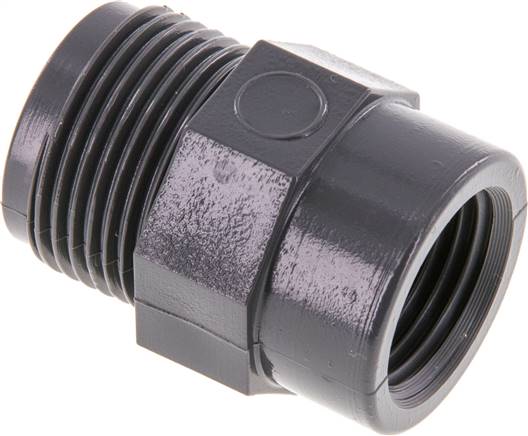 Anillo reductor Rp1/2'' Hembra x G3/4'' Macho PVC-U 16bar (224.8psi) EN 1452-3