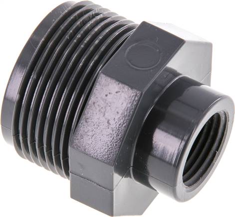 Anillo reductor Rp1/2'' Hembra x G1 1/4'' Macho PVC-U 16bar (224.8psi) EN 1452-3