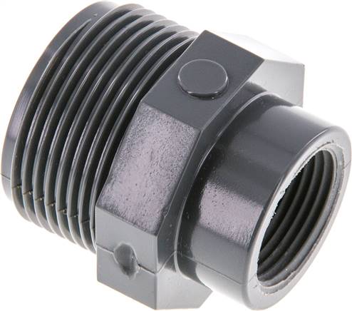 Anillo reductor Rp3/4'' Hembra x G1 1/4'' Macho PVC-U 16bar (224.8psi) EN 1452-3