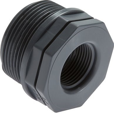 Bague De Réduction G1/2'' Femelle x G1 1/4'' Mâle Polypropylène (pp) 10bar (140.5psi) FDA 46mm Hex