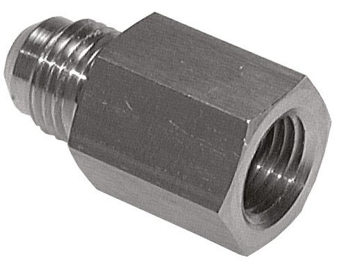 Raccord de réduction JIC G1/2'' femelle x UN 1-1/16''-12 mâle en acier inoxydable 210bar (2950.5psi)