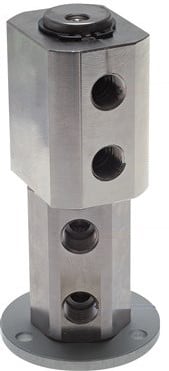 Rotary Joint G1/4'' Female Nickel-plated Brass PUR 0bar (0.0psi) Vacuum