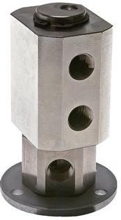 Rotary Joint G1/4'' Female Nickel-plated Brass PUR 12bar (168.60000000000002psi) Compact