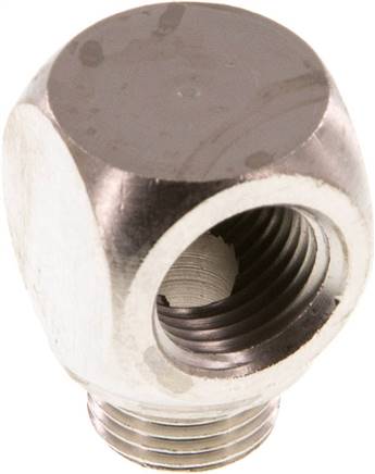 90deg Angled Fitting G1/8'' Male x Female Nickel-plated Brass 16bar (224.8psi)