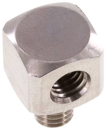 90deg Angled Fitting M5 Male x Female Stainless Steel 16bar (224.8psi)