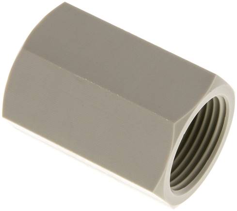 Socket G3/4'' Female Polypropylene (pp) 10bar (140.5psi) FDA 32mm Hex