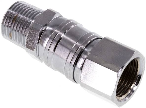 Rotary Joint R3/8'' Male x G3/8'' Female Nickel-plated Steel 15bar (210.75psi) for Tools