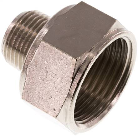 Reducing Adapter R3/8'' Male x Rp3/4'' Female Nickel-plated Brass 16bar (224.8psi)