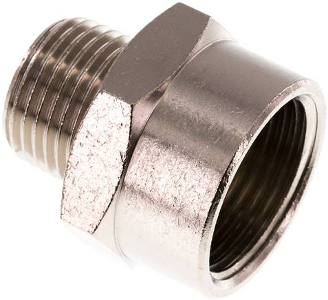 Reducing Adapter R1/2'' Male x Rp3/4'' Female Nickel-plated Brass 16bar (224.8psi)