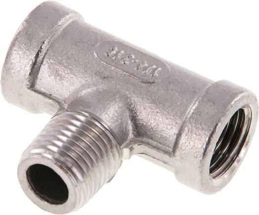 Racor en T R1/4'' Macho x Rp1/4'' Hembra 16bar (224.8psi)