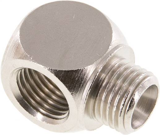 Tee Fitting G1/4'' Male x Female Nickel-plated Brass 16bar (224.8psi)