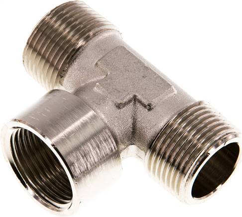 Tee Fitting R3/4'' Male x G3/4'' Female Nickel-plated Brass 16bar (224.8psi)