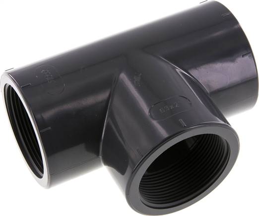 Racor en T Rp2'' Pvc-u EN 1452-3 16bar (224.8psi)