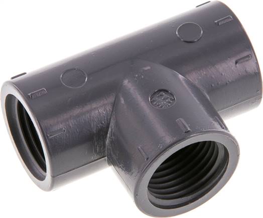 Raccord en T Rp1/2'' Pvc-u EN 1452-3 16bar (224.8psi)