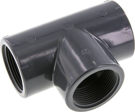 Racor en T Rp1 1/2'' Pvc-u EN 1452-3 16bar (224.8psi)