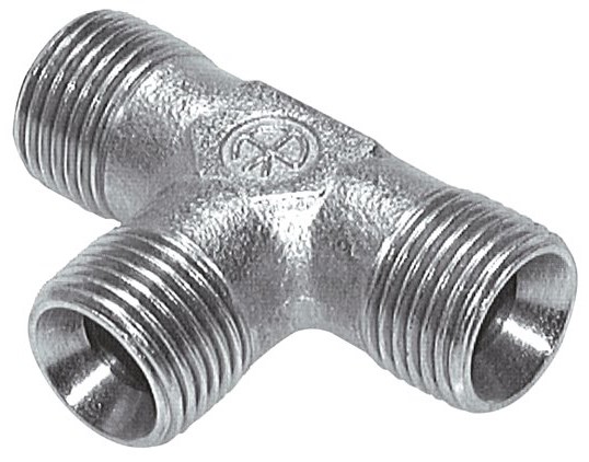 Raccord en T G1/2'' Mâle Acier 350bar (4917.5psi)